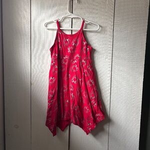 Limited addition red Minnie Mouse little girls tank top dress